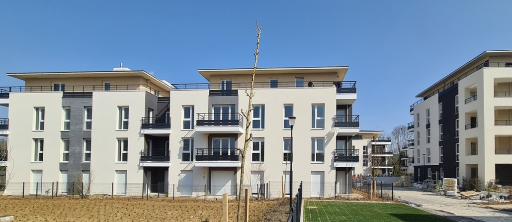 Logements à Saint Leu la Foret (95) - Architectonia (92) - Nexity (92) - 1135 m² de Plaquettes BlocStar Ac19