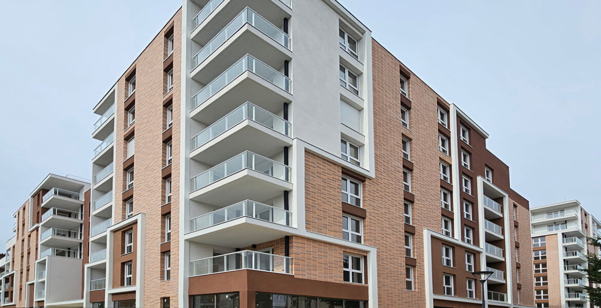 ZAC de l'Horloge à Romainville (93) - Wilmotte Associés (75) - Cogedim (75) - 3000 m² de Plaquettes BlocStar Ac19