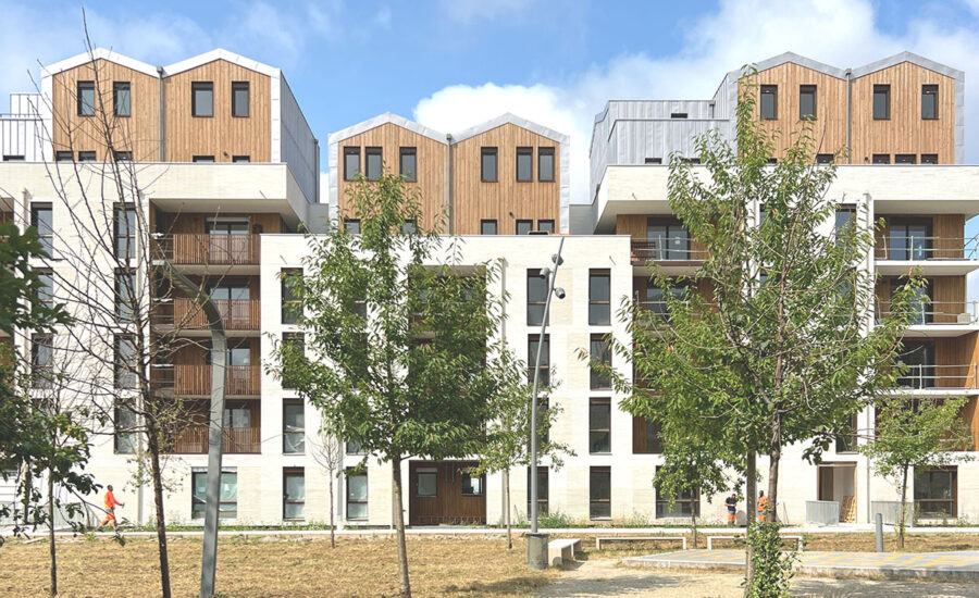 Zac la Pépinière à Villepinte (93) - Anma Architectes Urbanistes (75) - Pichet (75) - 2000 m² de briques BlocStar Am90, Am80 et Ac19 sur Ossature Bois