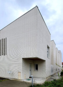 Logement Guesdes à Bègles (33) - Faye Architecte (33) DSA (33) - 700 m² de Briques BlocStar Am90, AmR210 et Plaquettes Ac19 - Moucharabieh