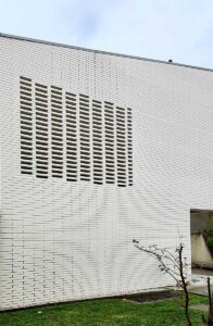 Logement Guesdes à Bègles (33) - Faye Architecte (33) DSA (33) - 700 m² de Briques BlocStar Am90, AmR210 et Plaquettes Ac19 - Moucharabieh