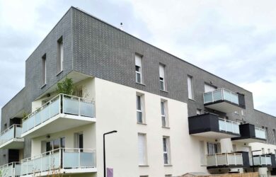 Logements Clemenceau à Villenave-d'Ornon (33) - Blamm Architecture (33) - Vinci Immobilier (33) - 1350m² de Plaquettes BlocStar Ac19