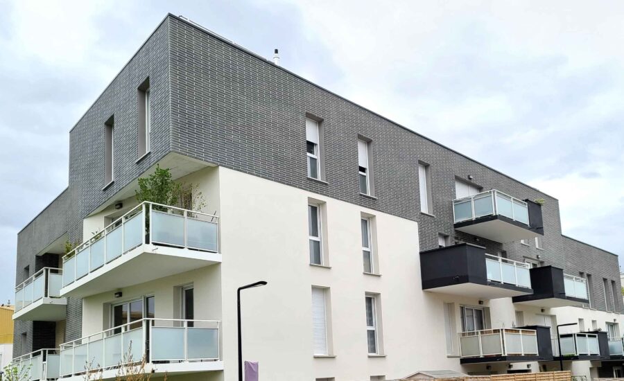 Logements Clemenceau à Villenave-d'Ornon (33) - Blamm Architecture (33) - Vinci Immobilier (33) - 1350m² de Plaquettes BlocStar Ac19