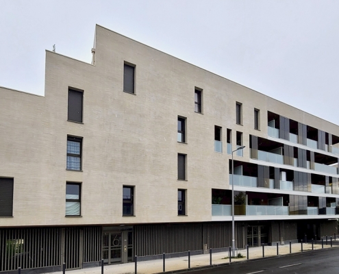 Sogara - Ilot 3 Green Park à Mérignac (33) - Blamm Architecture (33) - Bouygues Immobilier (33) - 975m² de Plaquettes BlocStar Ac19