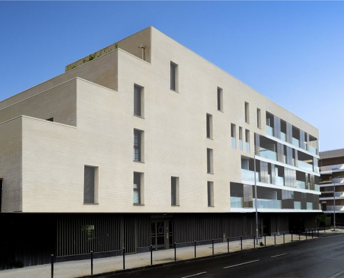 Sogara - Ilot 3 Green Park à Mérignac (33) - Blamm Architecture (33) - Bouygues Immobilier (33) - 975m² de Plaquettes BlocStar Ac19