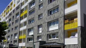 Villa Jean-Charles à Asnières sur Seine (92) - Denis HUERRE Architecte (75) - Seqens (92) - 1700 m² de Panneaux IsoSystems BlocStar en pose verticale