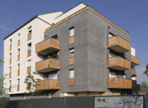 87 Logements I3F Le Louvres (95) - Cussac Architectes (75) - Immobilière 3F (93) - 1990 m² de Plaquettes BlocStar Ac19