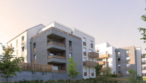 87 Logements I3F Le Louvres (95) - Cussac Architectes (75) - Immobilière 3F (93) - 1990 m² de Plaquettes BlocStar Ac19