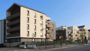 87 Logements I3F Le Louvres (95) - Cussac Architectes (75) - Immobilière 3F (93) - 1990 m² de Plaquettes BlocStar Ac19