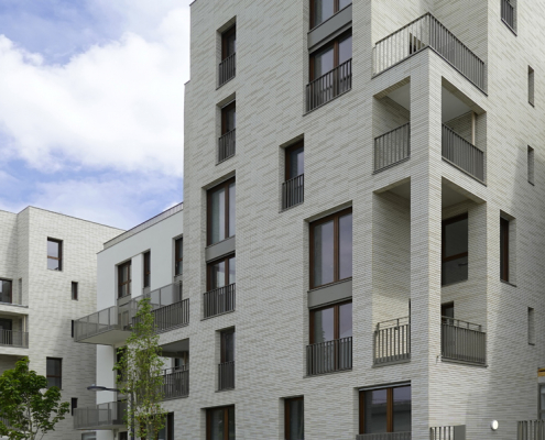 58 logements à Montreuil (93) - OYAPOCK (75) - NEXITY Apollonia (75) - 9420 m² de Plaquettes BlocStar Ac19
