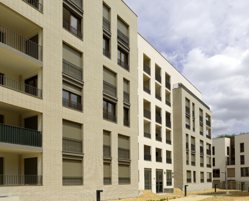 58 logements à Montreuil (93) - OYAPOCK (75) - NEXITY Apollonia (75) - 9420 m² de Plaquettes BlocStar Ac19