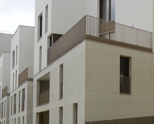 58 logements à Montreuil (93) - OYAPOCK (75) - NEXITY Apollonia (75) - 9420 m² de Plaquettes BlocStar Ac19