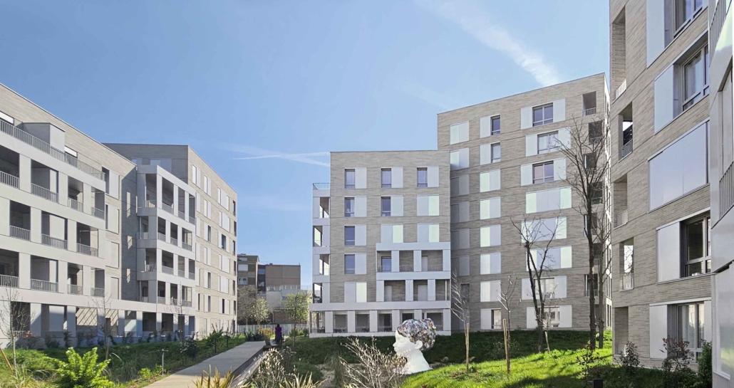 101 Logements à Nanterre (92) - Thibaud Babled Architectes Urbanistes (75) - Emerige (75) - 8350 m² de Plaquettes BlocStar Ac19