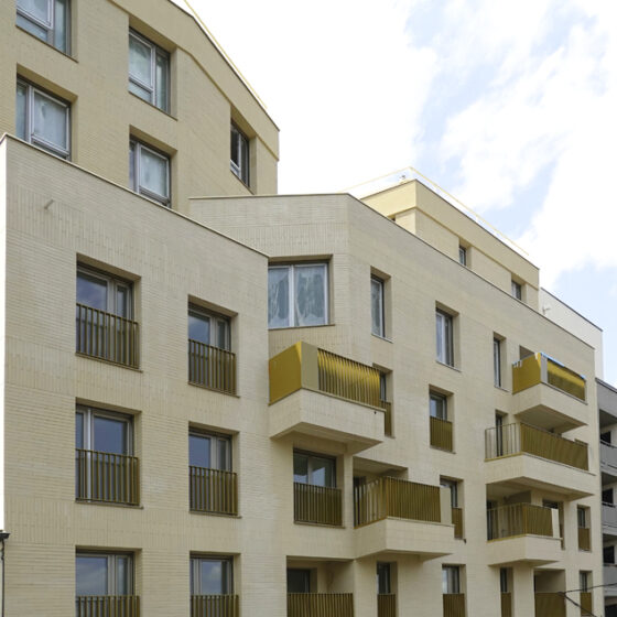 Logements collectifs à Villejuif (94) - NaaJa Architectes Urbanistes (93) - CITIC Ile de France (91) - 1000 m² de Plaquettes BlocStar Ac19