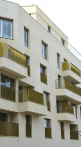 Logements collectifs à Villejuif (94) - NaaJa Architectes Urbanistes (93) - CITIC Ile de France (91) - 1000 m² de Plaquettes BlocStar Ac19