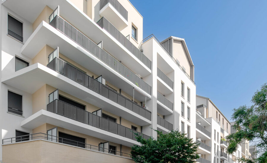 204 Logements en Accession (Cadencia ) à Bobigny (93) - A26 (75) - Vinci Immobilier (92) - 760 m² de Plaquettes BlocStar Ac19 et Briques Am90