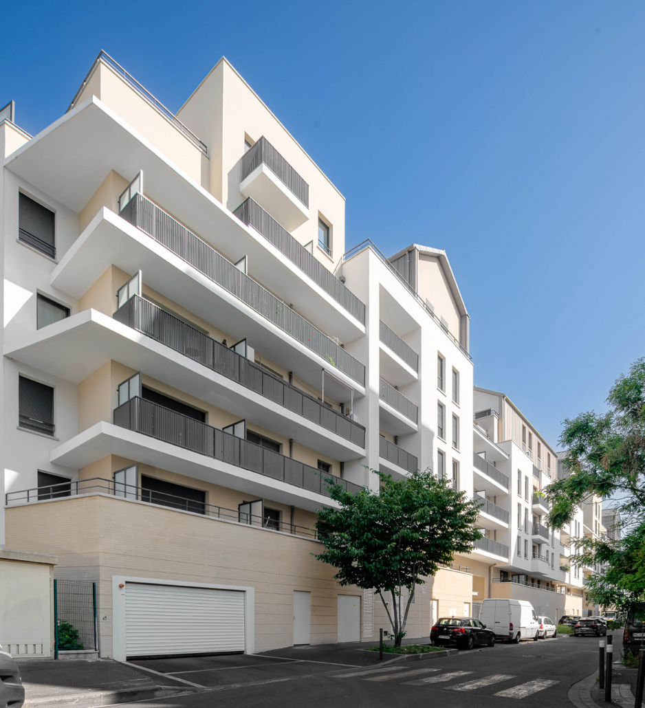 204 Logements en Accession (Cadencia ) à Bobigny (93) - A26 (75) - Vinci Immobilier (92) - 760 m² de Plaquettes BlocStar Ac19 et Briques Am90