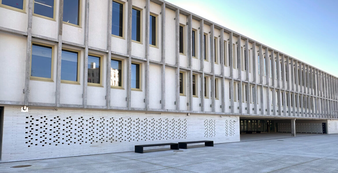 Collège 800 à Chelles (77) - BRS Architectes (75) - 646m² Briques Béton BlocStar AmR90 et AmR180