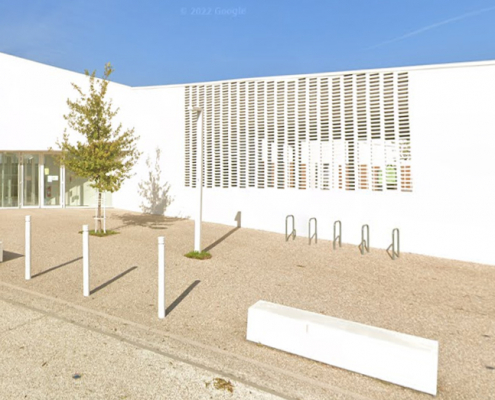 Ecole Maternelle Berthelot et Salle de Sport à Mont-Saint-Aignan (76) - Margerie et Pasquet (75) - 1225m² Briques Béton BlocStarAm70