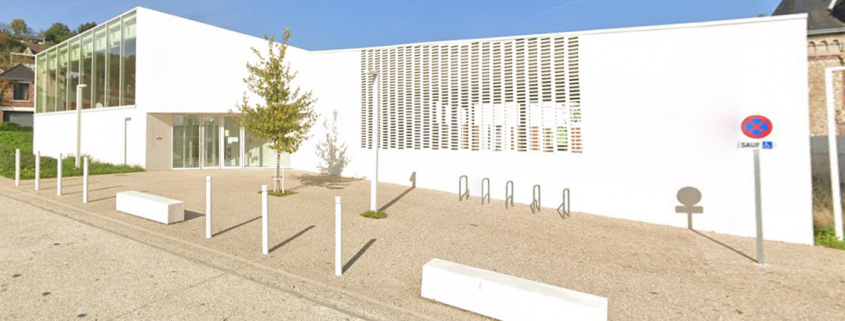 Ecole Maternelle Berthelot et Salle de Sport à Mont-Saint-Aignan (76) - Margerie et Pasquet (75) - 1225m² Briques Béton BlocStarAm70