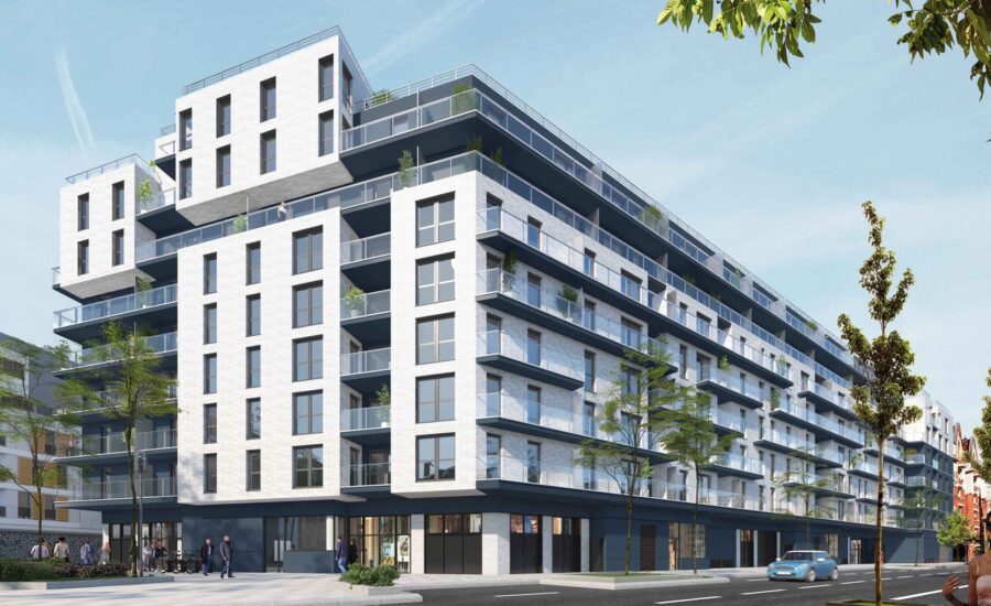 196 logements à Bois Colombes (92) - WILMOTTE (75) - BOUYGUES IMMO (92) - 4966 m² de Plaquettes BlocStar Ac19