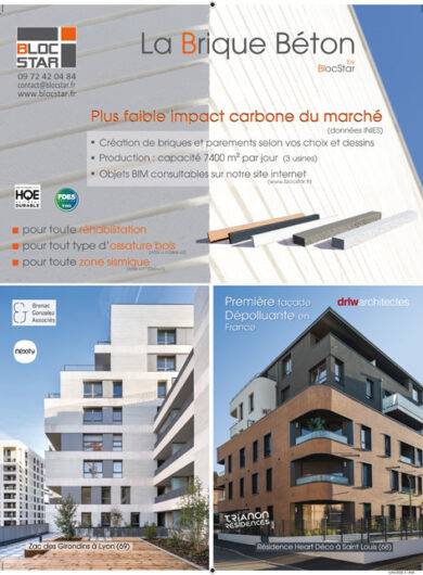 58 – EXE Septembre 2024 – C4 – Brenac et Gonzales – Nexity (ZAC des Girondins à Lyon) – DRLW Architectes – Trianon Résidences (Heart Déco à St Louis)