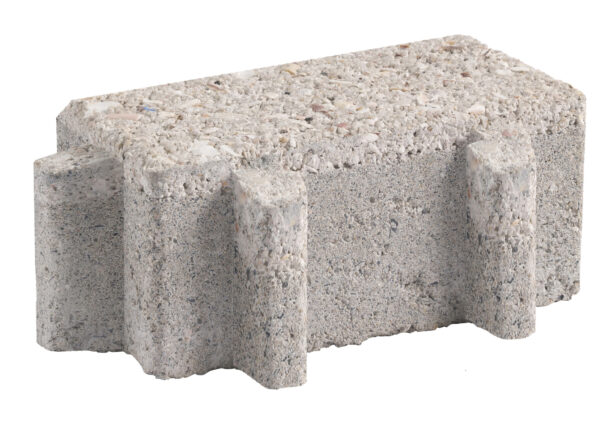 Pavé coquillages à joints drainants