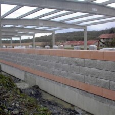 Barreau Architecture à Montrejeau (32) / Usine Socli à Orthez (64) - Blocs ELCO archiectoniques Acoustiques