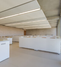 Munvez & Morel Architecture à Toulouse  /  Collège à Auterive  (31)  -  Blocs de parement ELCO Acoustique Munvez & Morel Architecture à Toulouse / Collège à Auterive (31) - Blocs de parement ELCO Acoustique