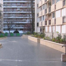 Jardinière en secteur Collectif / Claisse Bâtiment (Chevilly-Larue 94) Blocs ELCO Alvéolés