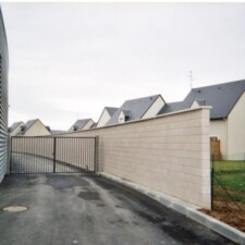 Séparatif Extérieur & Cloture en Blocs ELCO Coffrant de 20 Parement Lisse Ton Pierre