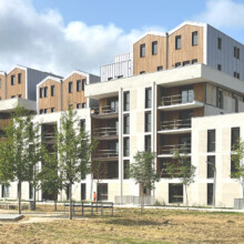 Zac la Pépinière à Villepinte (93) - Anma Architectes Urbanistes (75) - Pichet (75) - 2000 m² de briques BlocStar Am90, Am80 et Ac19 sur Ossature Bois