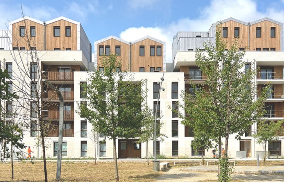 Zac la Pépinière à Villepinte (93) - Anma Architectes Urbanistes (75) - Pichet (75) - 2000 m² de briques BlocStar Am90, Am80 et Ac19 sur Ossature Bois